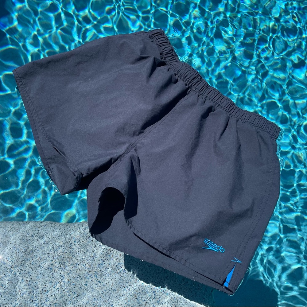 Men’s Vintage Large Navy Speedo Swim Shorts